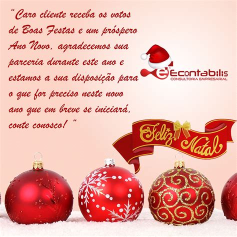 Feliz Natal E Um Próspero Ano Novo Econtabilis