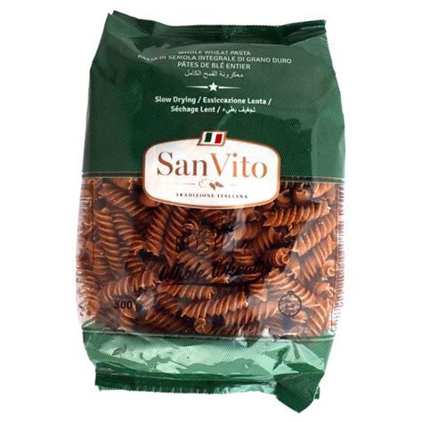 San Vito Whole Wheat Fusilli Pasta G Jiomart