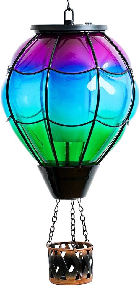 Amazon Pearlstar Hot Air Balloon Solar Lantern With Flickering