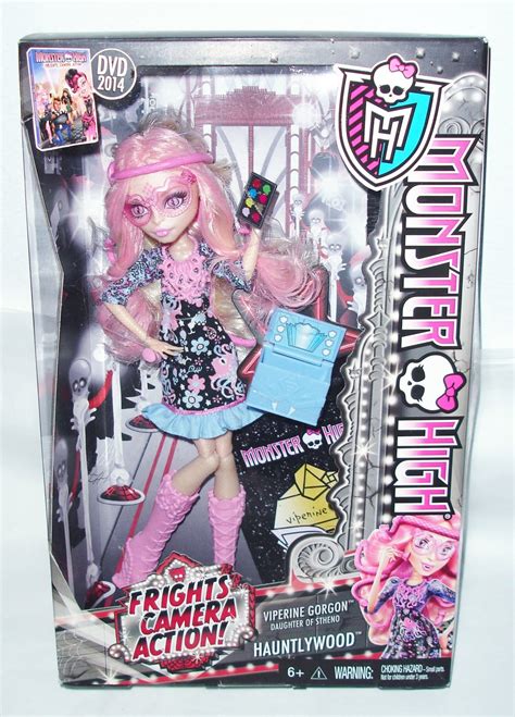 Monster High Frights Camera Action Viperine Gorgon Doll