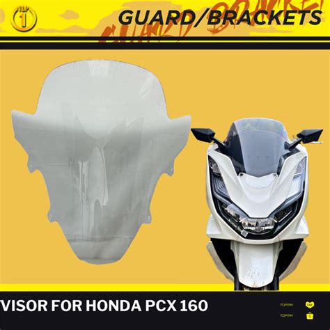 Top1racing Windshield Visor Clear Pcx 160 Made In Thailand Lazada Ph