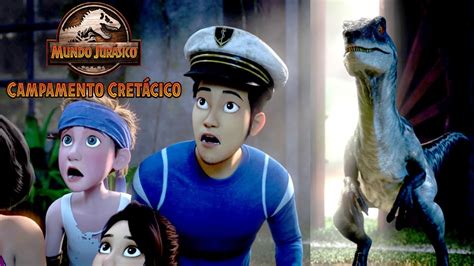 Blue conoce al equipo JURASSIC WORLD CAMPAMENTO CRETÁCICO Netflix