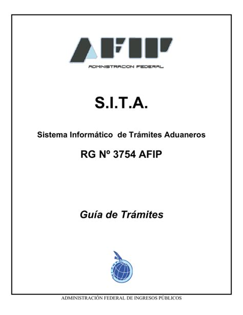 Guía de Trámites SITA