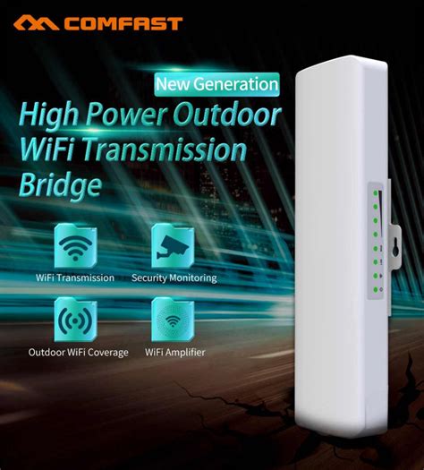 COMFAST CF E314NV2 WIFI REPEATER LONG COVERAGE WI FI OUTDOOR WATERPROOF