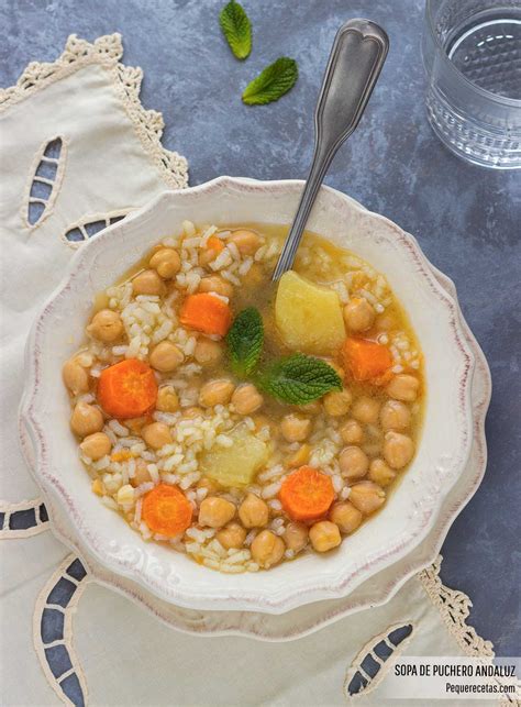 Puchero Andaluz con pringá receta de cocido andaluz PequeRecetas