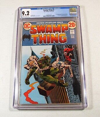 SWAMP THING 2 CGC 9 2 Bernie Wrightson Classic From 1972