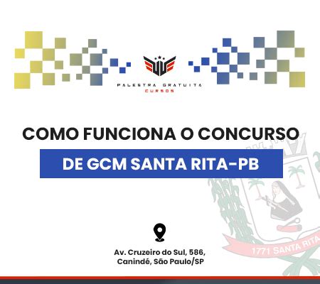 COMO FUNCIONA O CONCURSO DE GCM SANTA RITA PB Loja Virtual