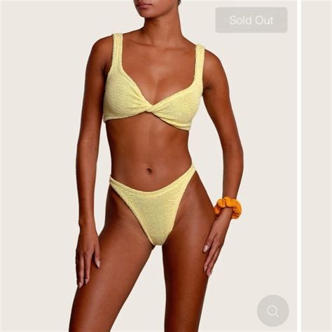 Hunza G Swim Hunza G Juno Bikini In Butter Poshmark