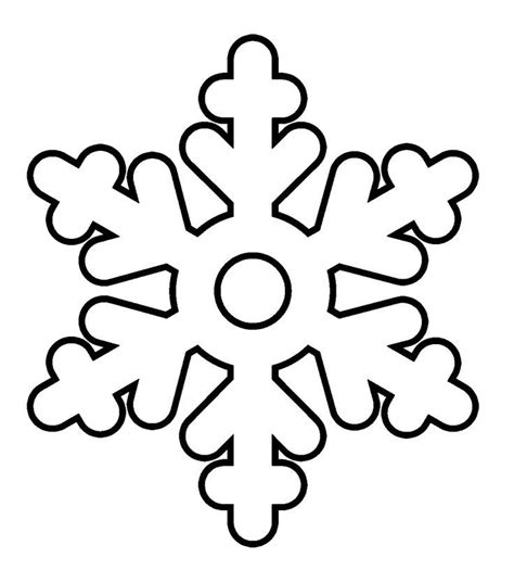 Snowflake Drawing Cut Out