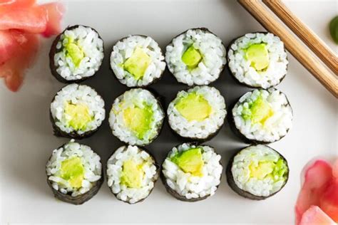 Easy Avocado Sushi Rolls Non Guilty Pleasures