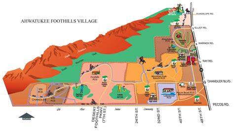 Ahwatukee Zip Codes Map