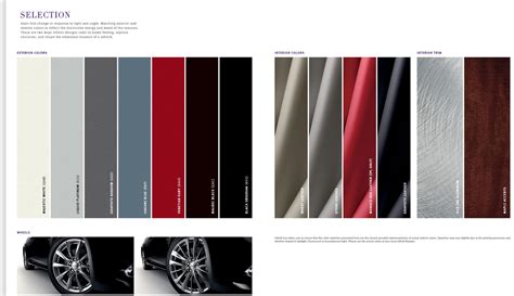 Infiniti Paint Codes & Color Charts