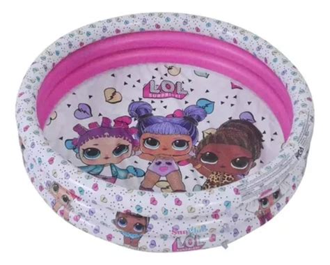 Alberca Circular Infantil Inflable Lol Surprise 3 Aros Niñas Meses