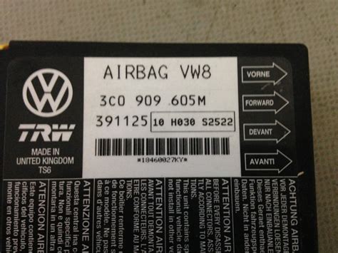 Elektronika Airbaga Vw Passat B C M C M