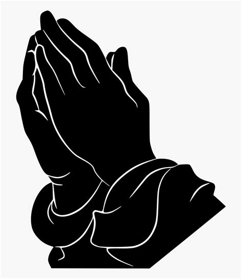 Praying Hands Silhouette Clip Art