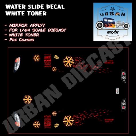 Jual Hot Wheels Decal White Toner S Johnny Tran Fast Furious Shopee Indonesia