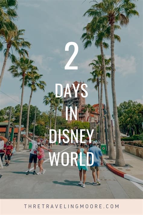 How To Visit Disney World In Two Days 2 Day Itinerary Disney World Trip Disney World