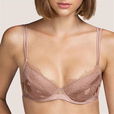 Nude Push Up Bra Andres Sarda Sales Nude Lace Lingerie Unas1 Push