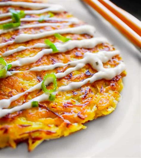 Okonomiyaki Japanese Cabbage Pancakes