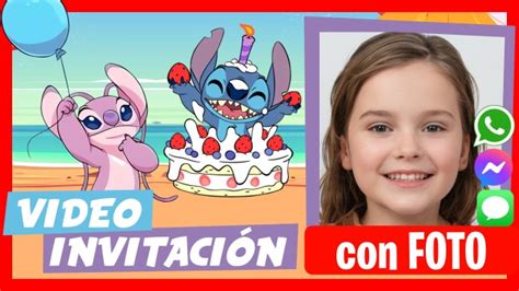 Video Invitaci N Stitch Y Angela Whatsapp Digital