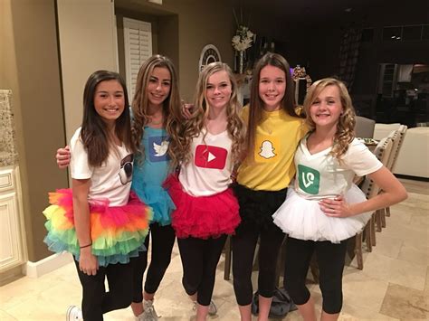 Halloween Costumes Teenage Girl Group Of Five