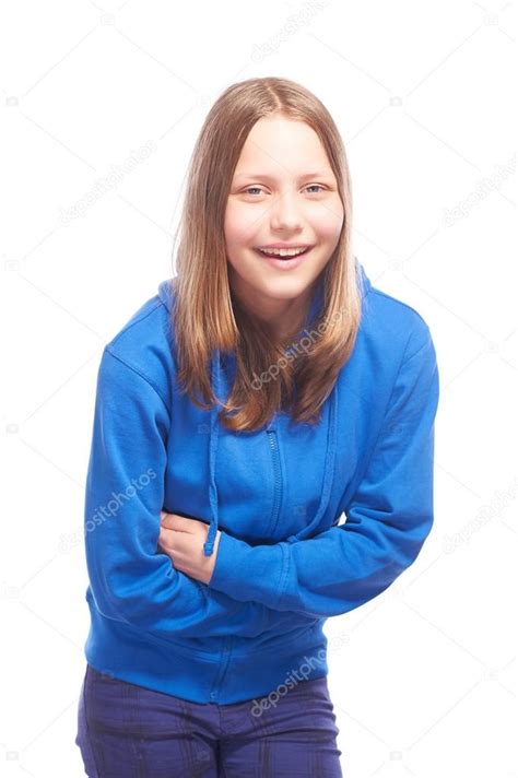 Young Tween Girl Laughing At Camera Free Stock Images And Photos Eaf