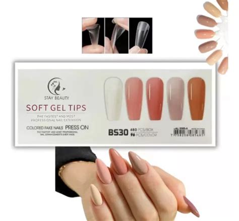 Unha Soft Gel Postiças Ultra Natural Cores Nude Gel X MercadoLivre