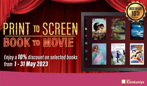 Print To Screen Books To Movies Books Kinokuniya Webstore Thailand