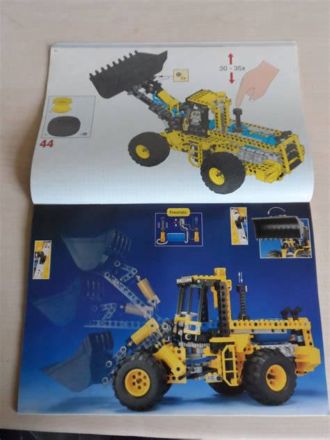 Lego Technic Pneumatic Front Loader With Instructions Ebay