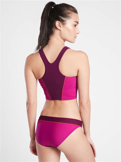 Colorblock Crop Bikini Top A C Athleta