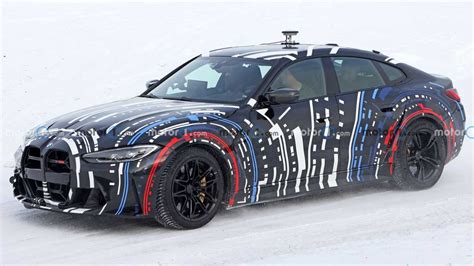 Bmw M Quad Motor Ev Spied In The Cold Testing As Modified I M