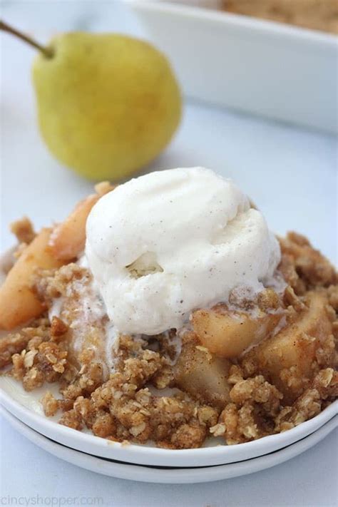 Easy Pear Crisp Recipe Pear Dessert Recipes Pear Recipes Pear