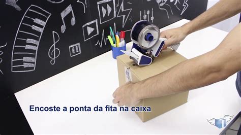 Como Utilizar O Aplicador De Fita Adesiva Netembalagens Youtube