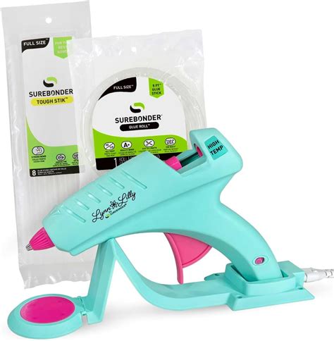 Amazon Surebonder Lynn Lilly Edition Cordless Corded Full Size Hot Glue Gun Kit With All
