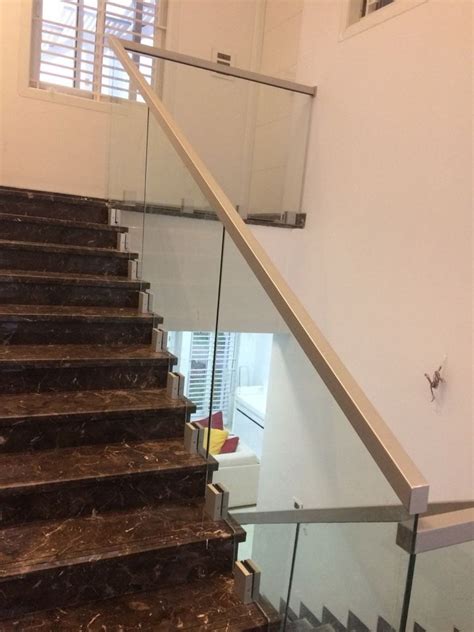 Aluminium Stairs Glass Railing Profile For Home At Rs 700 Feet In Sri