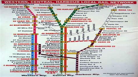 Here Is The Mumbai Local train Map Which You Should Keep Handy