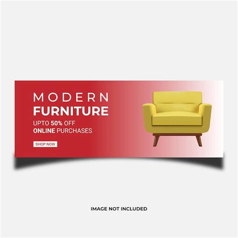 Premium Vector Furniture Web Banner Template