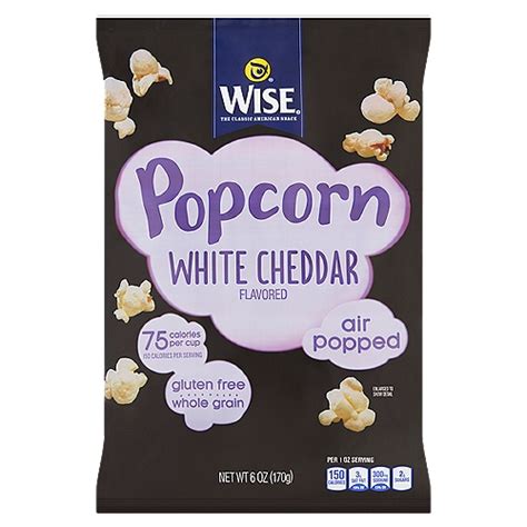 Wise White Cheddar Flavored Popcorn 6 Oz Price Rite