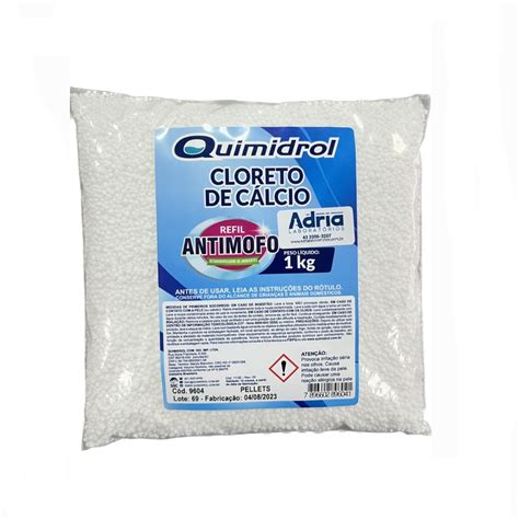 Kit C Cloreto De Calcio Kg Antimofo Pellets Adria Laborat Rios