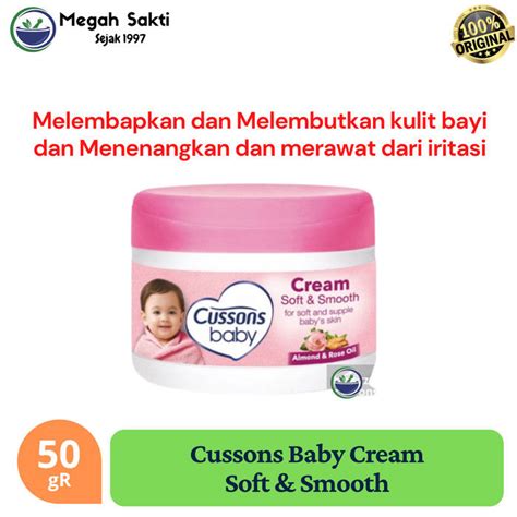 Cussons Baby Cream Soft Smooth Pink Krim Lembut Bayi Gr