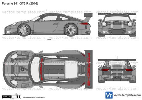 Porsche 911 Gt3 Rs Blueprint