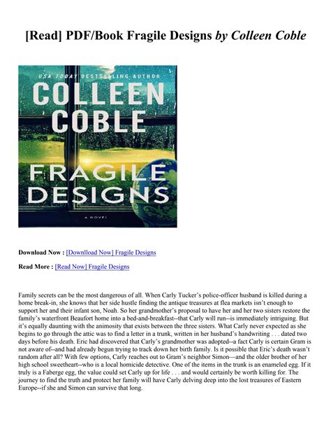 [PDF/ePub] Fragile Designs By Colleen Coble by maribellegino88 - Issuu