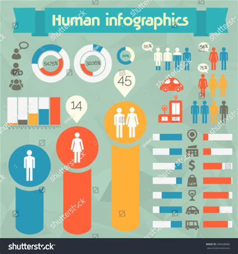 Human Issues Infographics Template Stock Vector Illustration 200938580