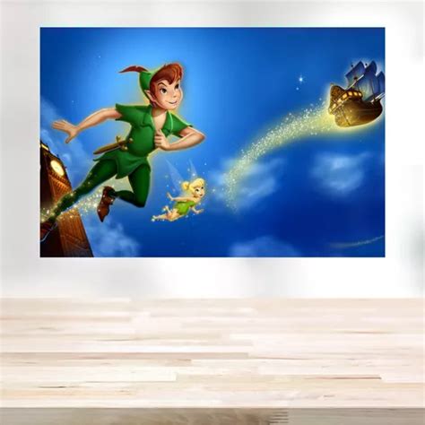 Painel De Festa Infantil Grande Peter Pan Lona 2 0 X 1 5 M MercadoLivre