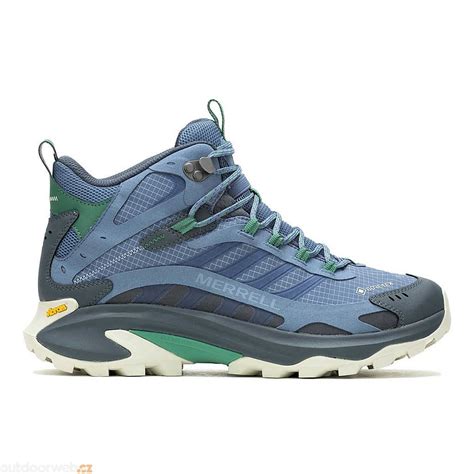 J Moab Speed Mid Gtx Steel Blue B Eck Boty P Nsk Merrell