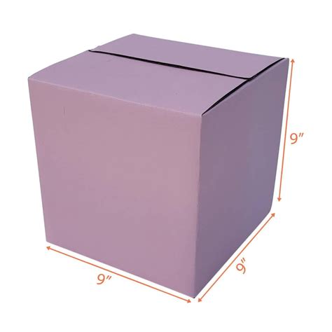 UCANPACK Pink Color Shipping Boxes Kraft Inside 9x9x9 Inches 25