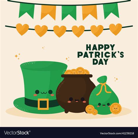 Happy Patricks Day Design Royalty Free Vector Image