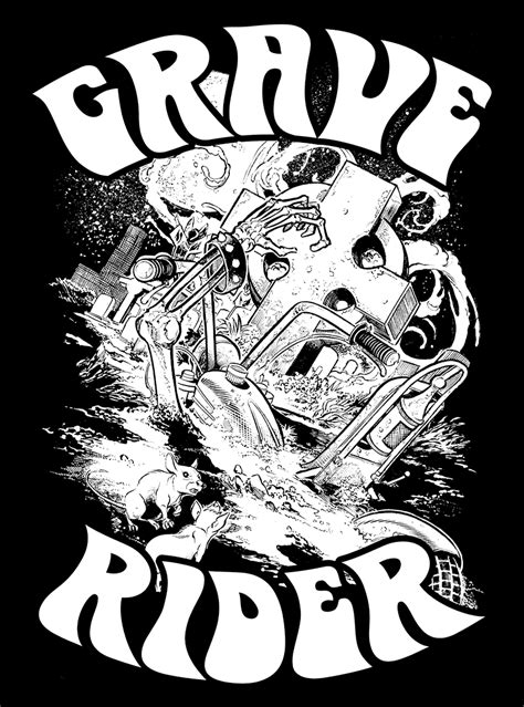 Grave Rider Sticker Poster Prints Stickers Rider