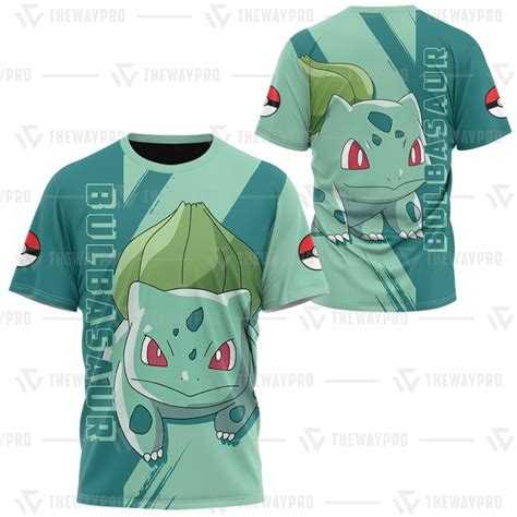 HOT Pokemon Anime Bulbasaur T Shirt Express Your Unique Style With