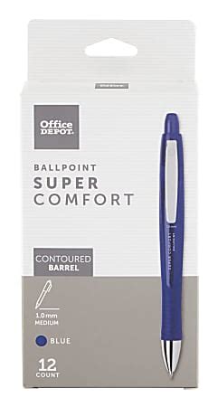 Office Depot Brand Super Comfort Grip Retractable Ballpoint Pen Medium